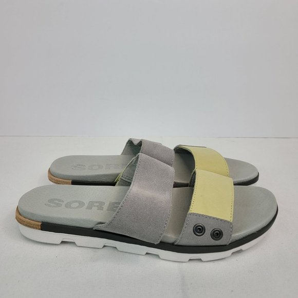Sorel Torpeda Slide II Sandals Women's Dove Zest NL2499-081 US Size 9 NIB - Picture 3 of 12